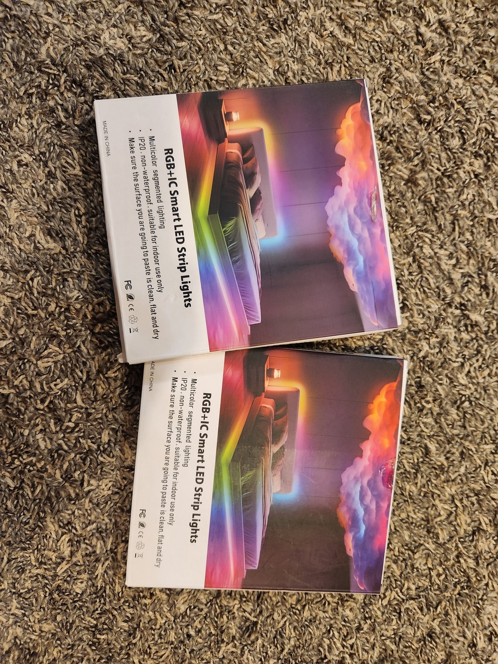 RGB+IC Smart LED Strip Lights - Colorful Ambient Lighting